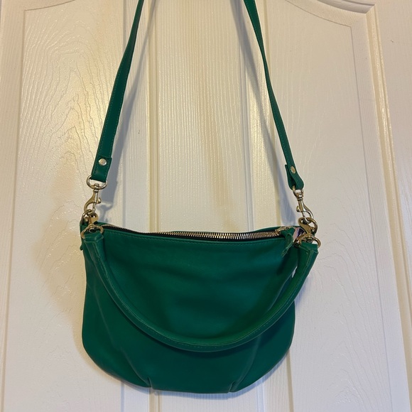 Clare V. Handbags - Clare V Petit Moyen in Emerald